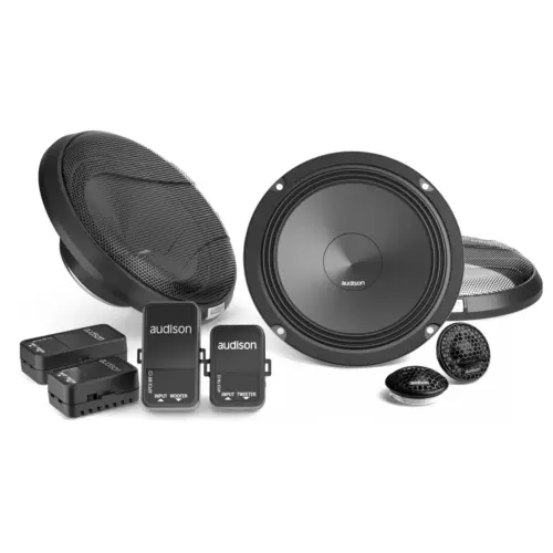Difuzoare auto Audison Prima APK 165 2Ω set sistem 2 căi, 165mm, 100W RMS, 2Ω, set 4 difuzoare