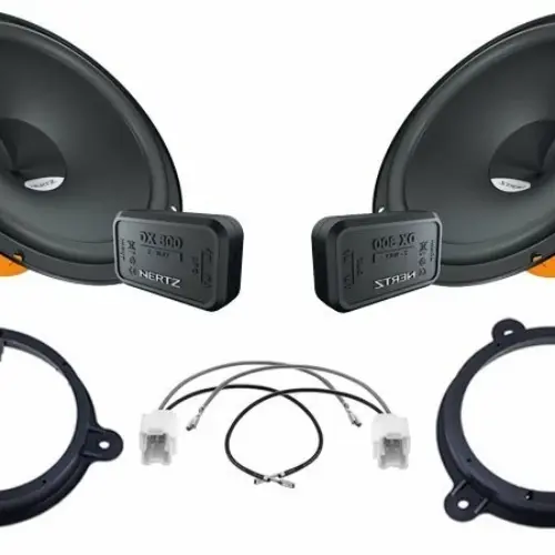 Pachet difuzoare Hertz Dieci dedicate usi fata Dacia Logan, Sandero, Lodgy (2012 – 2019)