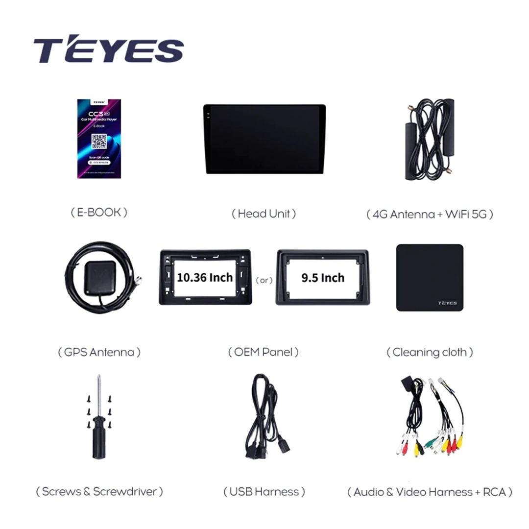 Navigatie Auto Teyes CC3 2K 360° Dacia Duster 2 2023-2024 6+128GB 10.36" QLED Octa-core 2Ghz, Android 4G Bluetooth 5.1 DSP - imagine 8