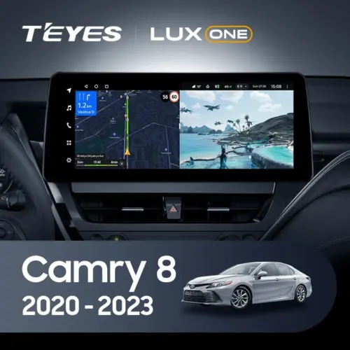 Navigatie Auto Teyes Lux One 360° Toyota Camry 8 2020-2023 6+128GB 12.3″ IPS Octa-core 2Ghz, Android 4G Bluetooth 5.1 DSP