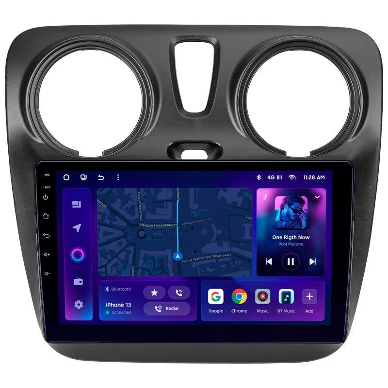 Navigatie Auto MOSS M2 Dacia Dokker 2012-2020 4+32GB 9" IPS Octa-core 1.6Ghz