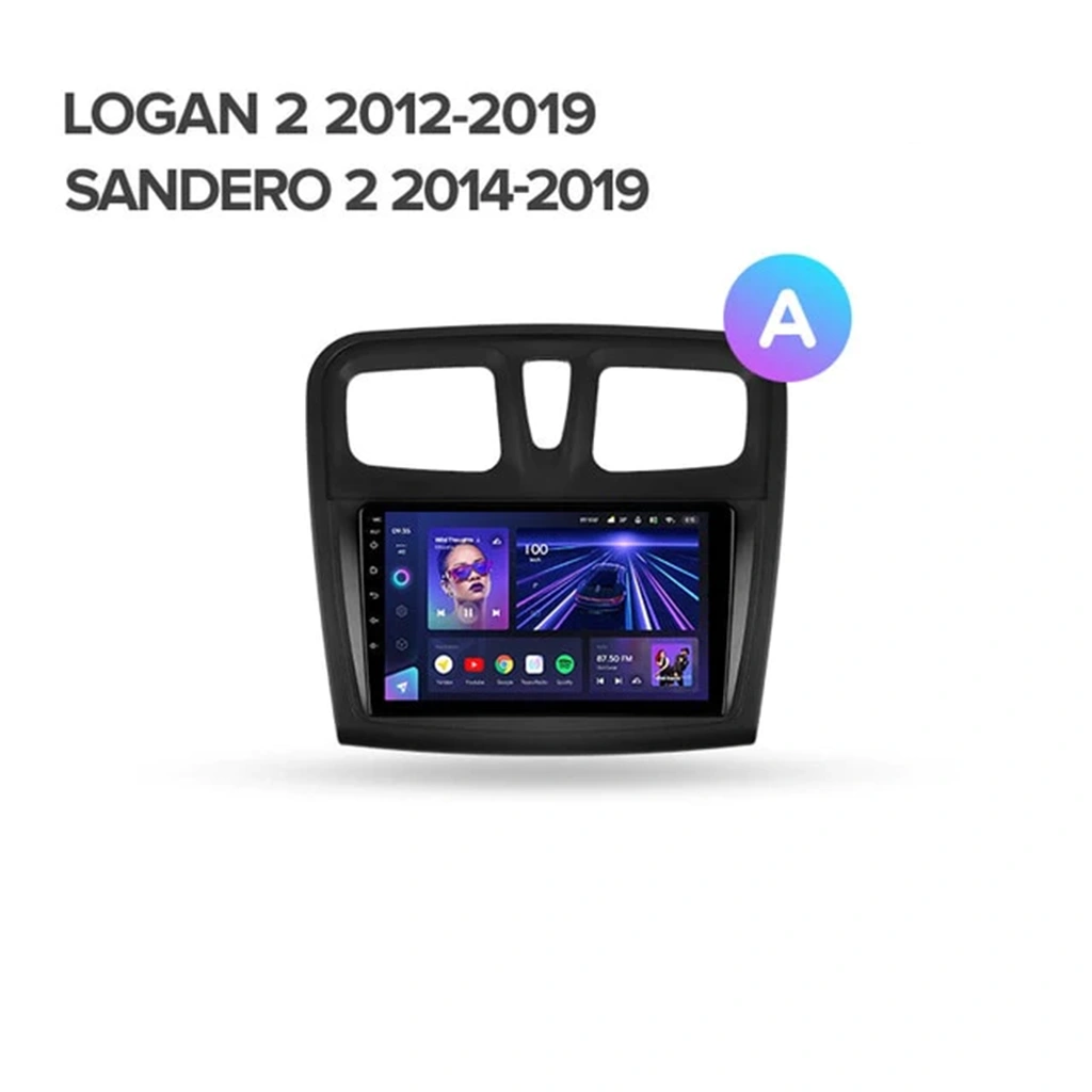 Navigatie Auto MOSS M2 Dacia Logan 2 2016-2020 4+64GB 9" IPS Octa-core 1.6Ghz, Android 4G Bluetooth 5.1 DSP - imagine 6