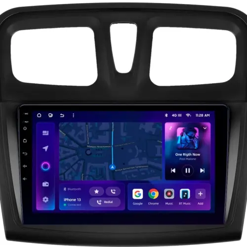 Navigatie Auto MOSS M2 Dacia Sandero 2 2017-2022 4+64GB 9″ IPS Octa-core 1.6Ghz, Android 4G Bluetooth 5.1 DSP