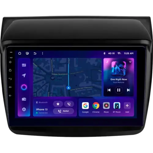 Navigatie Auto MOSS M2 Mitsubishi Pajero Sport 2 2008-2016 4+64GB 9″ IPS Octa-core 1.6Ghz, Android 4G Bluetooth 5.1 DSP
