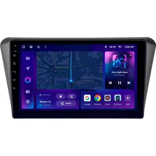 Navigatie Auto MOSS M2 Peugeot 408 2014-2018 4+32GB 10″ IPS Octa-core 1.6Ghz, Android 4G Bluetooth 5.1 DSP