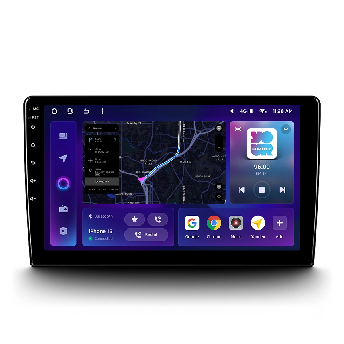 Navigatie Auto MOSS M2 Renault Master 2019-2022 4+64GB 10" IPS Octa-core 1.6Ghz, Android 4G Bluetooth 5.1 DSP - imagine 3