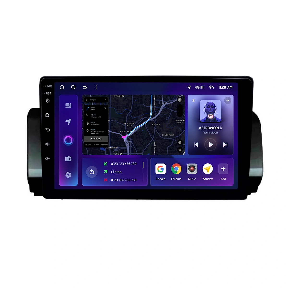 Navigatie Auto MOSS M2 Dacia Logan 3 2021-2024 4+32GB 10.2" IPS Octa-core 1.6Ghz