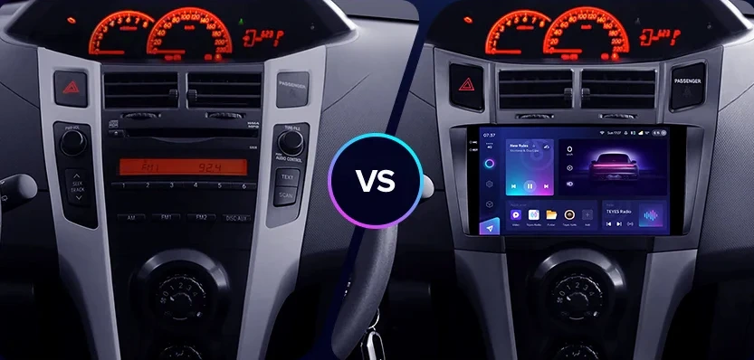 Navigatie Auto Teyes CC3 2K Toyota Yaris 2005-2012 4+64GB 9.5" QLED Octa-core 2Ghz, Android 4G Bluetooth 5.1 DSP - imagine 3