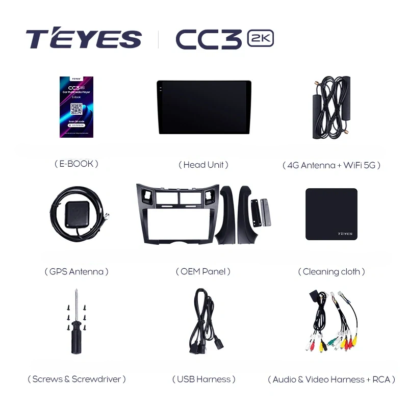 Navigatie Auto Teyes CC3L Toyota Yaris 2005-2012 4+32GB 9" IPS Octa-core 1.6Ghz, Android 4G Bluetooth 5.1 DSP - imagine 7