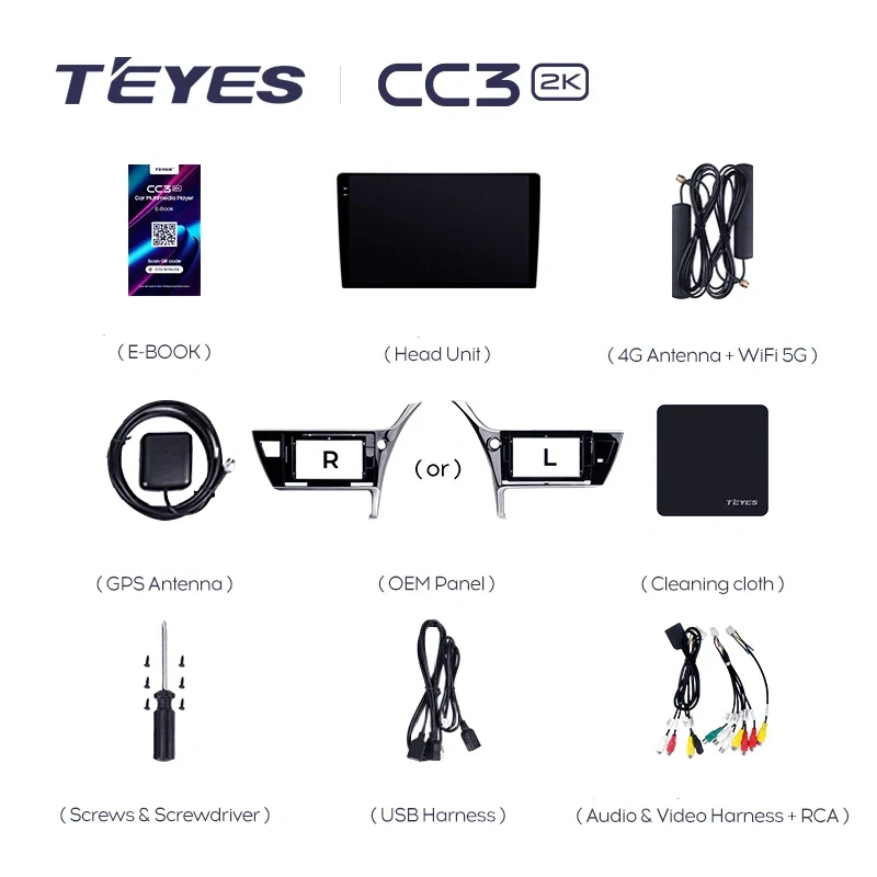 Navigatie Auto Teyes CC3 2K Toyota Auris E210 2019-2023 4+32GB 10.36" QLED Octa-core 2Ghz, Android 4G Bluetooth 5.1 DSP - imagine 8