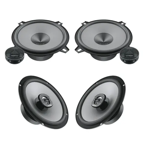 Pachet difuzoare auto Fiat Qubo 2008-2020 Hertz Uno 55 W