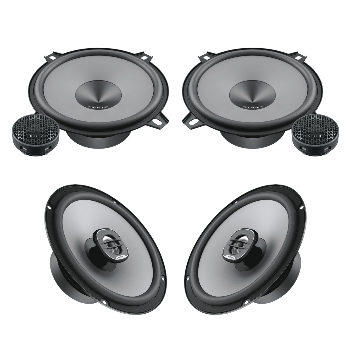 Pachet difuzoare auto Fiat Qubo 2008-2020 Hertz Uno 55 W