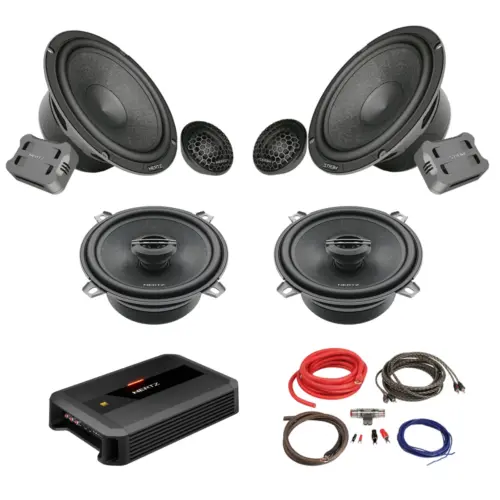 Pachet difuzoare auto cu amplificator Mercedes-Benz C Class W203 2004-20011 Hertz Cento 840 W