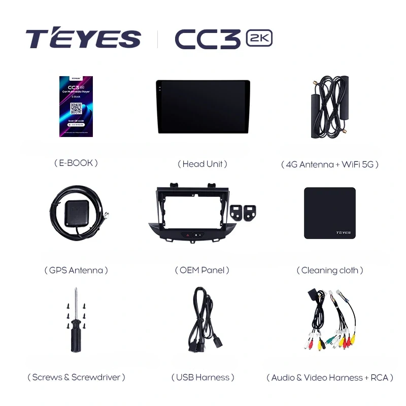 Navigatie Auto Teyes CC3L Opel Grand Land 2017-2024 4+64GB 9" IPS Octa-core 1.6Ghz, Android 4G Bluetooth 5.1 DSP - imagine 7