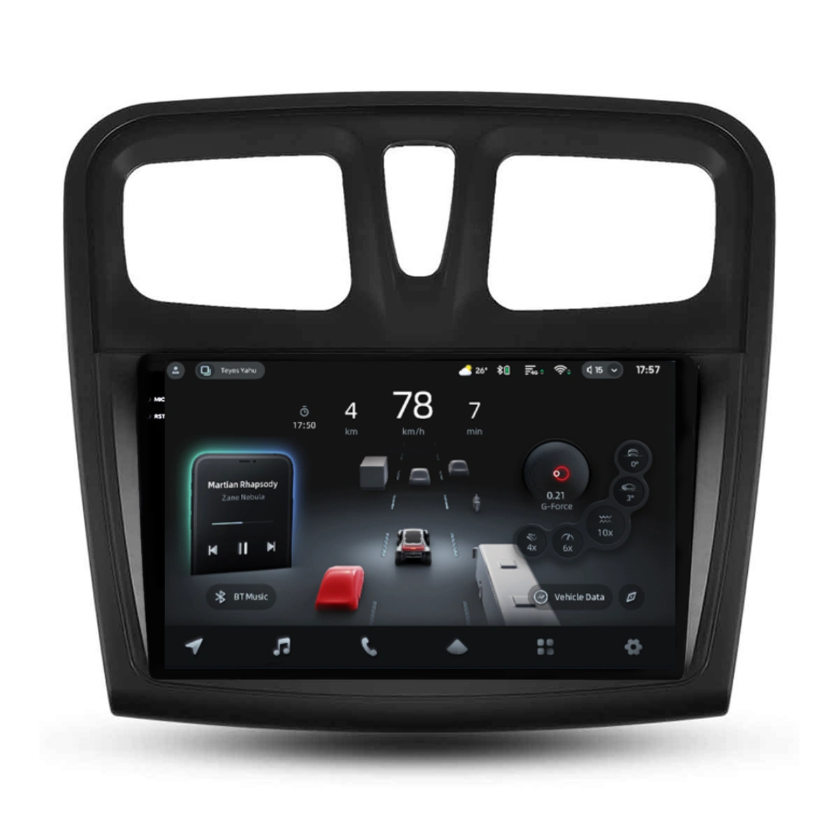 Navigatie Auto cu Asistenta AI Teyes CC4 PRO Dacia Logan 2 2016-2020 8+128GB 9.5" QLED