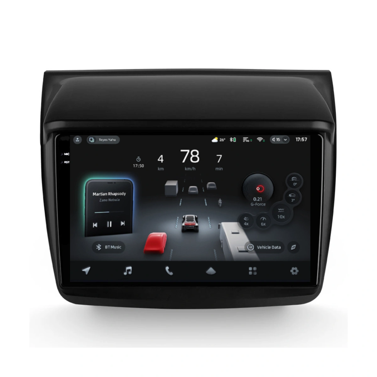 Navigatie Auto cu Asistenta AI Teyes CC4 PRO Mitsubishi Pajero Sport 2 2008-2016 8+128GB 9.5" QLED