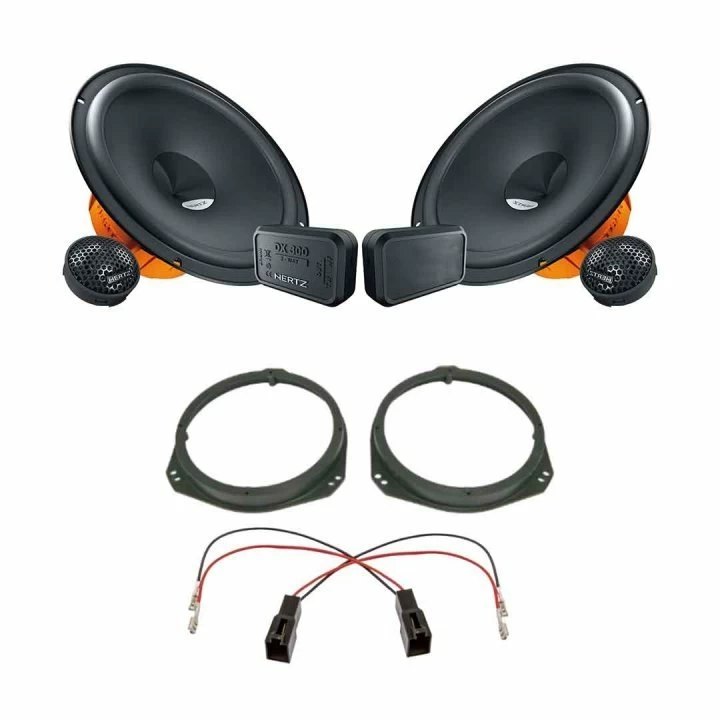 Pachet difuzoare auto Hertz Dieci dedicat usi fata Fiat 500 2010-