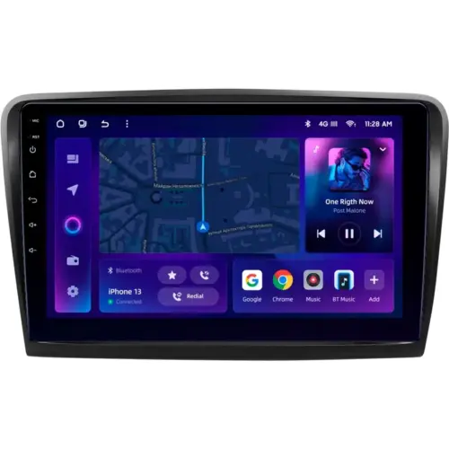 Navigatie Auto MOSS M3 Skoda Superb 2 2008-2015 4+32GB 10″ QLED Octa-core 2Ghz, Android 4G Bluetooth 5.1 DSP
