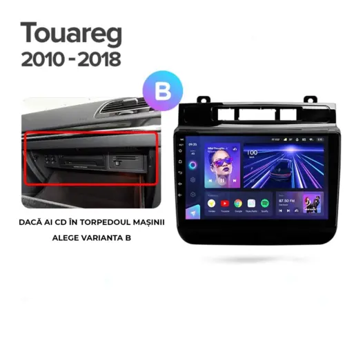 Navigatie Auto cu Asistenta AI Teyes CC4 PRO Ford Ranger P703 2015-2022 8+128GB 9.5″ QLED, Android 13, 5G, 7.1 DSP, CarPlay – Varianta A