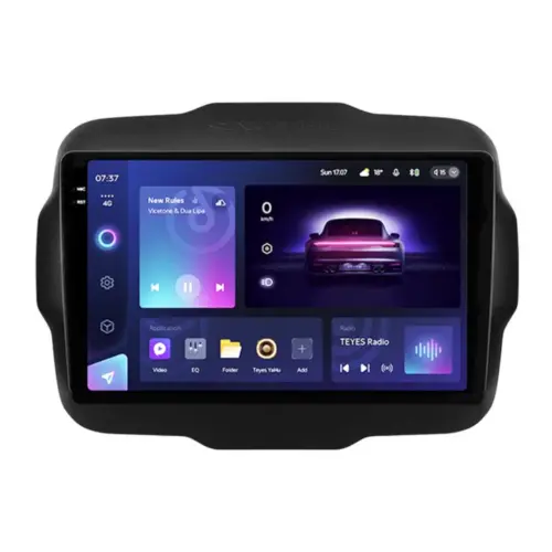 Navigatie Auto Teyes CC3 2K Jeep Renegade 2014-2018 6+128GB 9.5″ QLED Octa-core 2Ghz, Android 4G Bluetooth 5.1 DSP