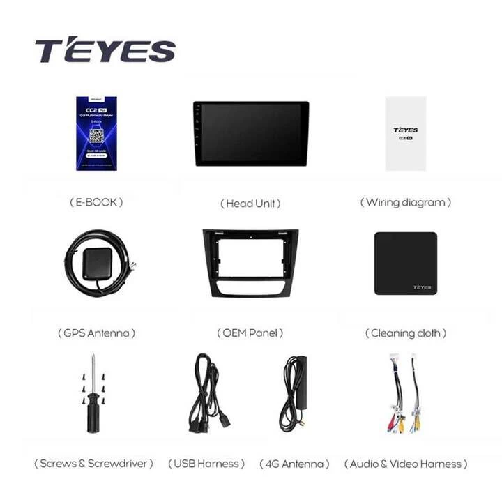 Navigatie Auto Teyes CC3 2K Mercedes-Benz CLS Class C219 2004-2010 4+32GB 9.5" QLED Octa-core 2Ghz Android 4G Bluetooth 5.1 DSP - imagine 8