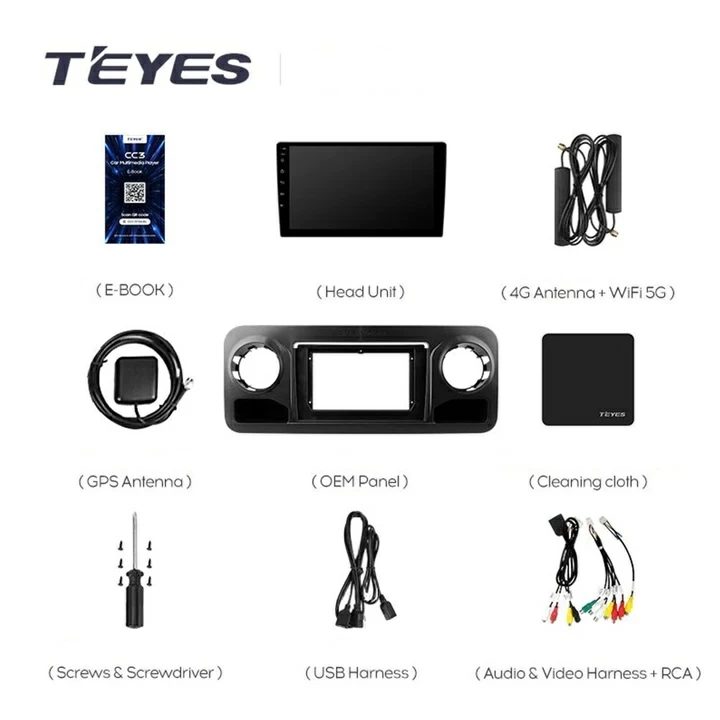 Navigatie Auto Teyes CC3 2K Mercedes-Benz Sprinter 2019-2023 6+128GB 10.36" QLED Octa-core 2Ghz Android 4G Bluetooth 5.1 DSP - imagine 6