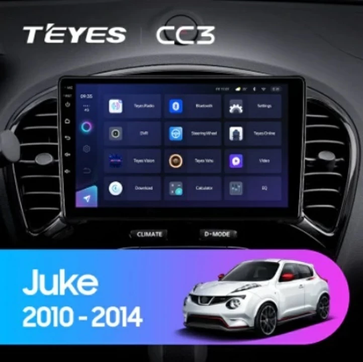 Navigatie Auto Teyes CC3 2K Nissan Juke 2010-2014 4+32GB 9.5" QLED Octa-core 2Ghz Android 4G Bluetooth 5.1 DSP - imagine 2