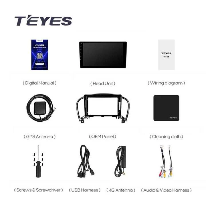 Navigatie Auto Teyes CC3 2K Nissan Juke 2010-2014 6+128GB 9.5" QLED Octa-core 2Ghz, Android 4G Bluetooth 5.1 DSP - imagine 8