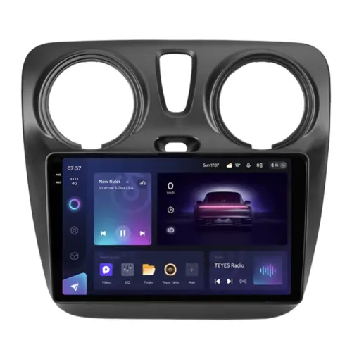Navigatie Auto Teyes CC3 2K Dacia Dokker 2012-2020 4+64GB 9.5″ QLED Octa-core 2Ghz, Android 4G Bluetooth 5.1 DSP