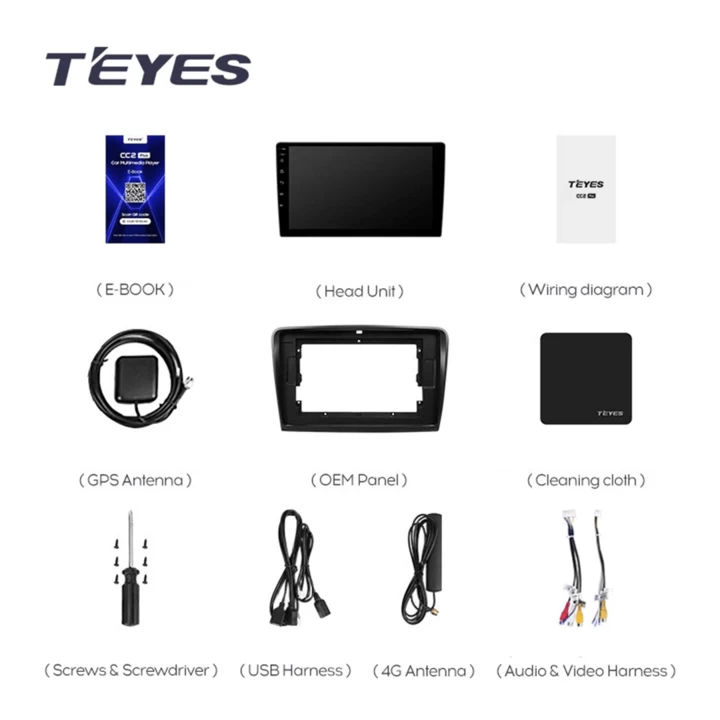 Navigatie Auto Teyes CC3 2K Skoda Superb 2 2008-2015 4+32GB 10.36" QLED Octa-core 2Ghz Android 4G Bluetooth 5.1 DSP - imagine 8