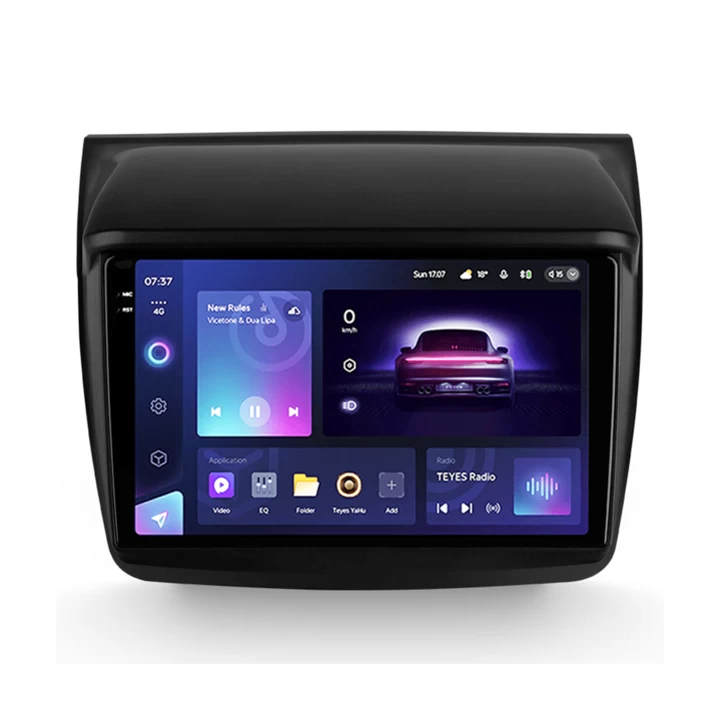 Navigatie Auto Teyes CC3 2K Mitsubishi Pajero Sport 2 2008-2016 4+32GB 9.5" QLED Octa-core 2Ghz Android 4G Bluetooth 5.1 DSP