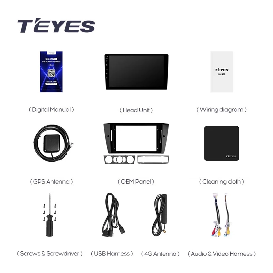 Navigatie Auto Teyes CC3L BMW Seria 3 E91 2005-2013 4+64GB 9" IPS Octa-core 1.6Ghz, Android 4G Bluetooth 5.1 DSP - imagine 5