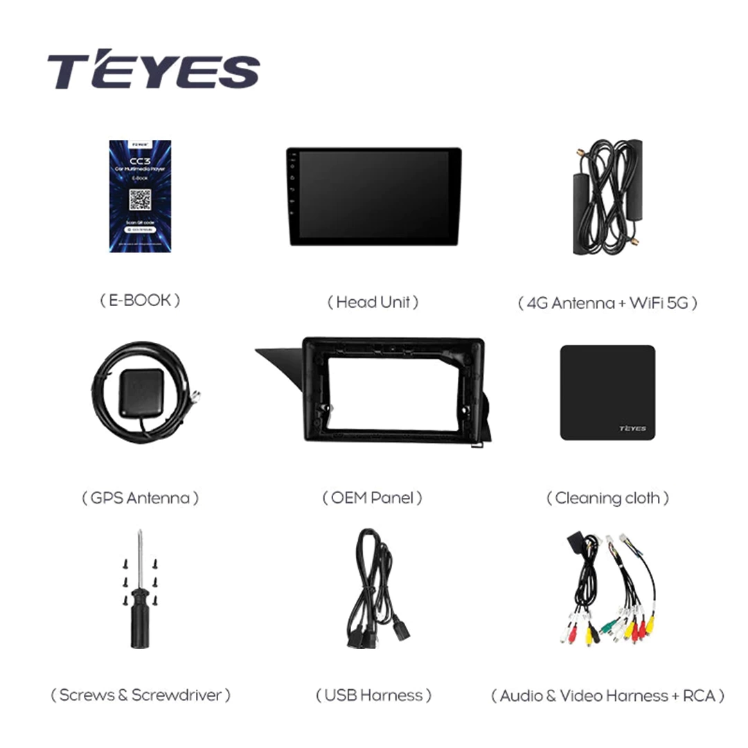 Navigatie Auto Teyes CC3L Mercedes-Benz GLK X204 2012-2015 4+32GB 9" IPS Octa-core 1.6Ghz, Android 4G Bluetooth 5.1 DSP - imagine 7