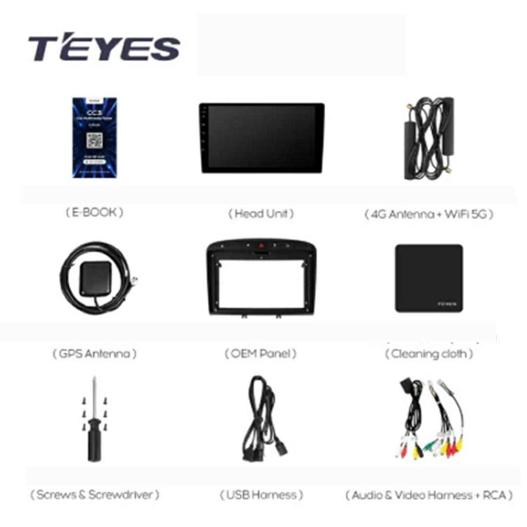 Navigatie Auto Teyes CC3L Peugeot 408 2014-2018 4+32GB 10.2" IPS Octa-core 1.6Ghz, Android 4G Bluetooth 5.1 DSP - imagine 7