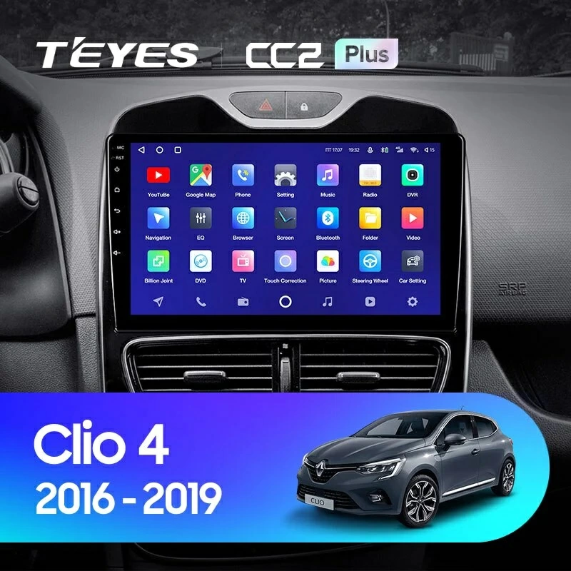 Navigatie Auto Teyes CC3L Renault Clio 4 2016-2019 4+32GB 10.2" IPS Octa-core 1.6Ghz, Android 4G Bluetooth 5.1 DSP - imagine 3