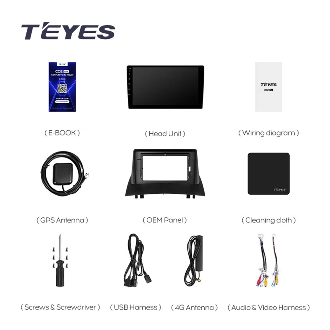 Navigatie Auto Teyes CC3L Renault Megane 2 2002-2009 4+64GB 9" IPS Octa-core 1.6Ghz, Android 4G Bluetooth 5.1 DSP - imagine 6