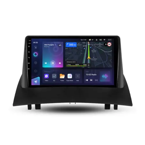Navigatie Auto Teyes CC3L Renault Megane 2 2002-2009 4+64GB 9″ IPS Octa-core 1.6Ghz, Android 4G Bluetooth 5.1 DSP
