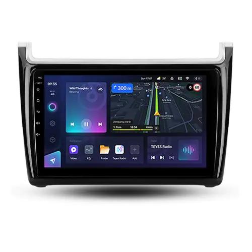 Navigatie Auto Teyes CC3L Volkswagen Polo 5 2008-2020 4+32GB 9″ IPS Octa-core 1.6Ghz, Android 4G Bluetooth 5.1 DSP