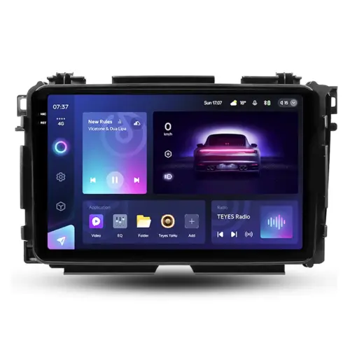 Navigatie Auto Teyes CC3 2K Honda HR-V 2015-2022 4+64GB 9.5″ QLED Octa-core 2Ghz, Android 4G Bluetooth 5.1 DSP