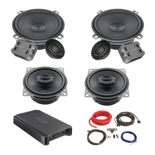 Pachet Difuzoare Auto cu amplificator Ford Fiesta 3 1989-1997 Hertz Cento 760 W