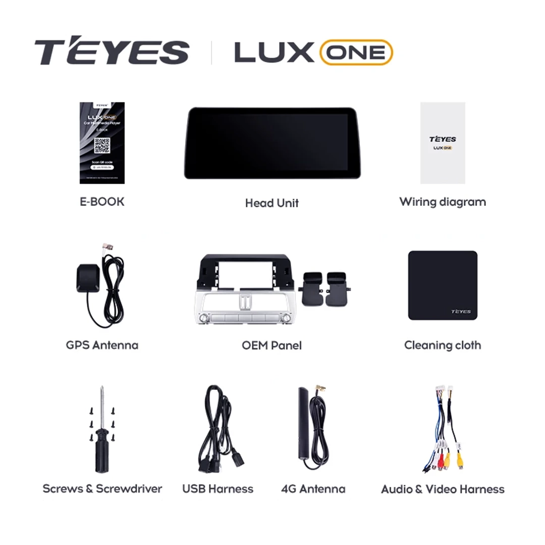 Navigatie Auto Teyes Lux One Toyota Toyota Land Cruiser Prado 150 2018-2020 4+32GB 12.3" IPS Octa-core 2Ghz, Android 4G Bluetooth 5.1 DSP - imagine 6