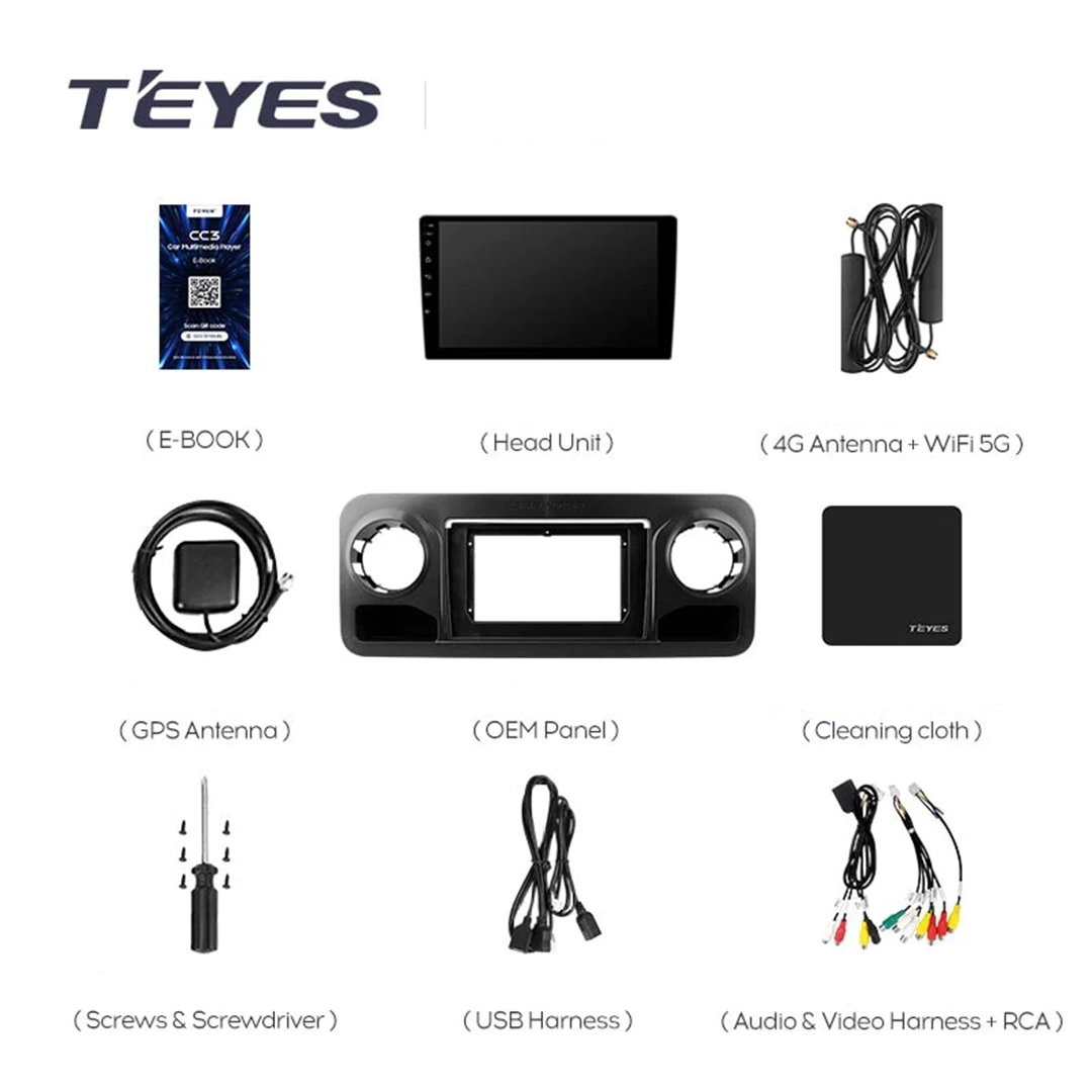 Navigatie Auto Teyes CC3L WiFi Mercedes-Benz Sprinter 2019-2023 2+32GB 10.2" IPS Quad-core 1.3Ghz, Android Bluetooth 5.1 DSP - imagine 5