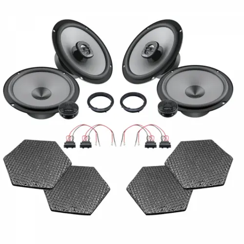 Pachet difuzoare auto Hertz Uno dedicat Skoda Superb (2016-2022)