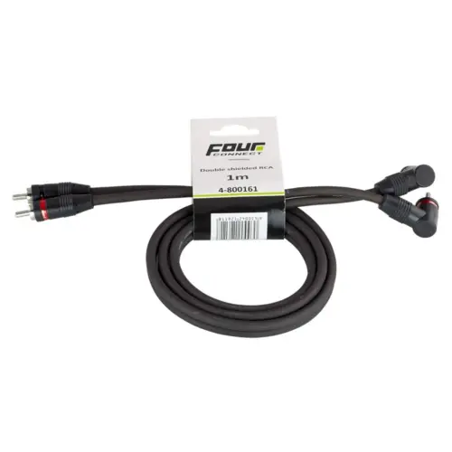 Cablu RCA Four Connect, 4-800161, Basic, 1 METRU, 2 canale