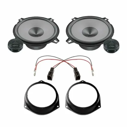 Pachet difuzoare auto Hertz Uno dedicat usi fata Fiat Doblo 2009-, RMS 55W