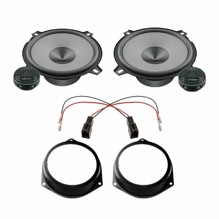 Pachet difuzoare auto Hertz Uno dedicat usi fata Fiat Doblo 2009-