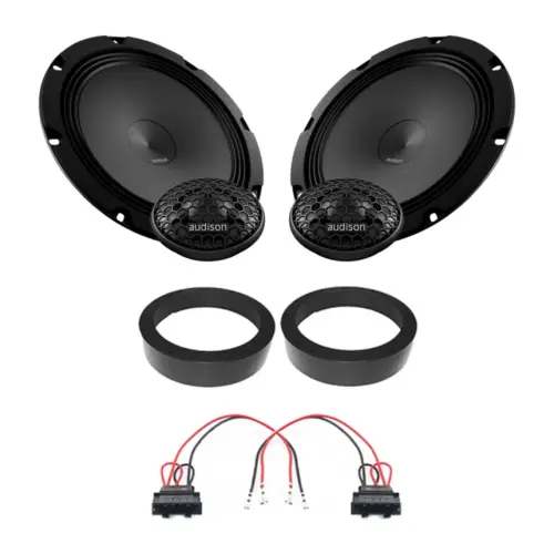 Pachet difuzoare auto Audison Prima dedicat usi fata Volkswagen Touareg 2010-2018, RMS 100W, 200mm