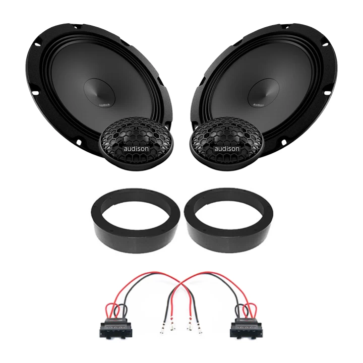 Pachet difuzoare auto Audison Prima dedicat usi fata Volkswagen Touareg 2010-2018