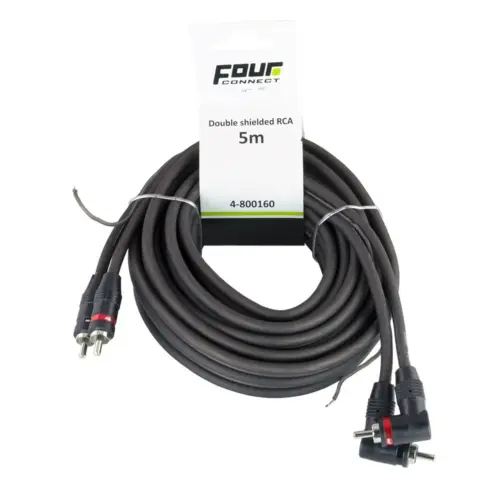 Cablu RCA Four Connect, 4-800160, Basic, 5.0 METRI, 2 canale