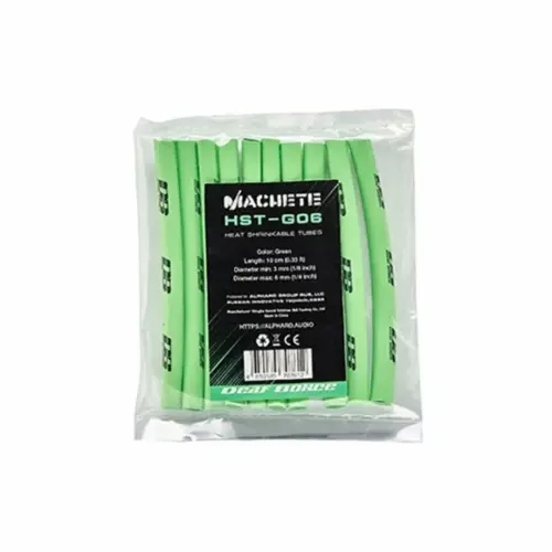 Tub termocontractabil Deaf Bonce Machete HST-G06, Verde, 6mm